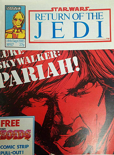 Cover for Return of the Jedi Weekly (Marvel UK, 1983 series) #117