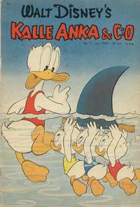 Cover for Kalle Anka & C:o (Richters Förlag AB, 1948 series) #7/1953