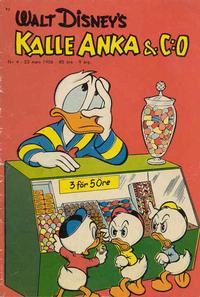 Cover Thumbnail for Kalle Anka & C:o (Richters Förlag AB, 1948 series) #4/1956