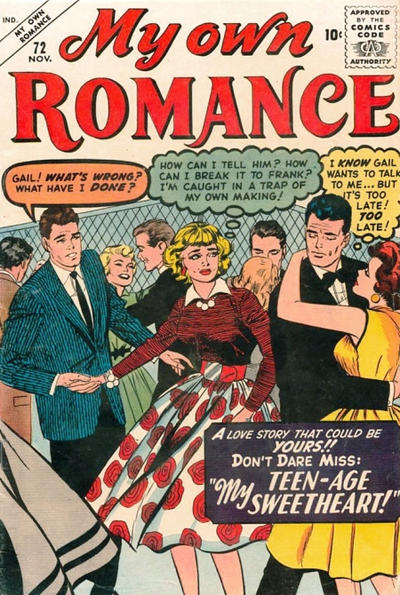Cover for My Own Romance (Marvel, 1949 series) #72