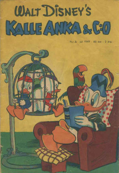 Cover for Kalle Anka & C:o (Richters Förlag AB, 1948 series) #7/1949