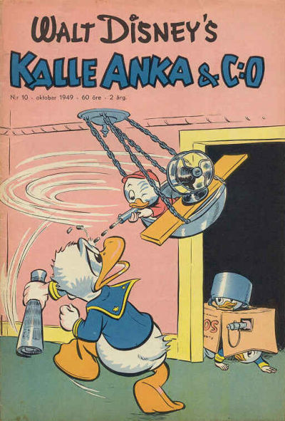 Cover for Kalle Anka & C:o (Richters Förlag AB, 1948 series) #10/1949