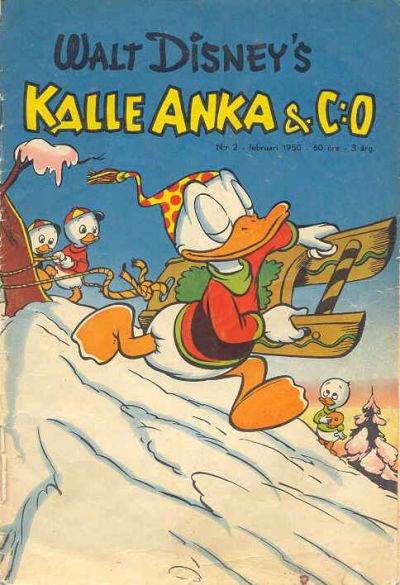 Cover for Kalle Anka & C:o (Richters Förlag AB, 1948 series) #2/1950