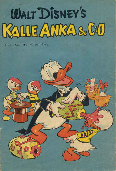 Cover for Kalle Anka & C:o (Richters Förlag AB, 1948 series) #4/1950