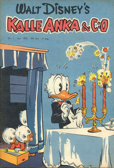Cover for Kalle Anka & C:o (Richters Förlag AB, 1948 series) #1/1951