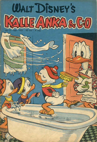 Cover for Kalle Anka & C:o (Richters Förlag AB, 1948 series) #2/1951