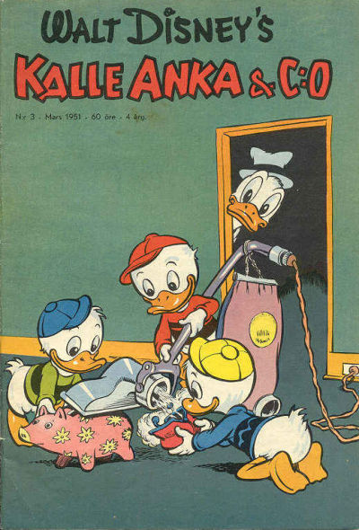 Cover for Kalle Anka & C:o (Richters Förlag AB, 1948 series) #3/1951