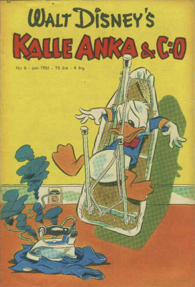 Cover for Kalle Anka & C:o (Richters Förlag AB, 1948 series) #6/1951