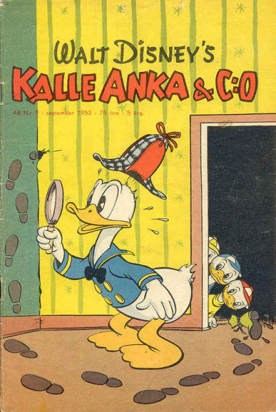 Cover for Kalle Anka & C:o (Richters Förlag AB, 1948 series) #9/1952