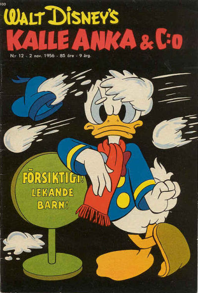 Cover for Kalle Anka & C:o (Richters Förlag AB, 1948 series) #12/1956