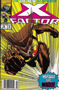 Cover for X-Factor (Marvel, 1986 series) #76 [Newsstand]