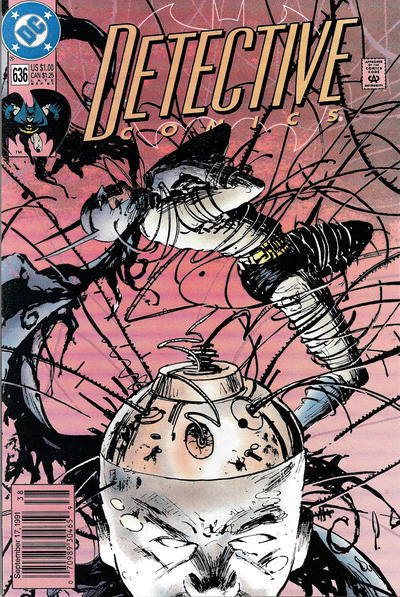 Cover for Detective Comics (DC, 1937 series) #636 [Newsstand]