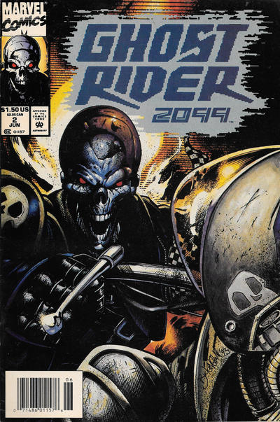 Cover for Ghost Rider 2099 (Marvel, 1994 series) #2 [Newsstand]