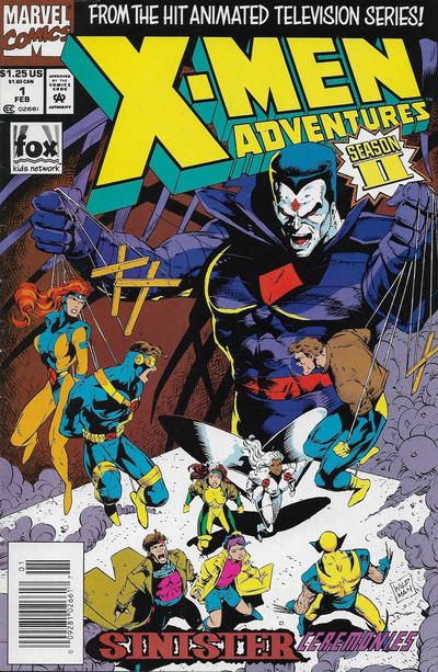 Cover for X-Men Adventures [II] (Marvel, 1994 series) #1 [Newsstand]