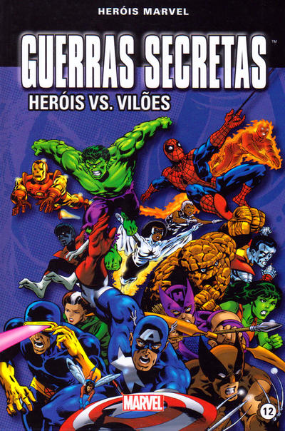 Cover for Marvel Série I (Levoir, 2012 series) #12 - Guerras Secretas - Heróis vs. Vilões
