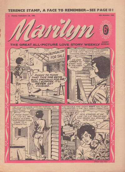 Cover for Marilyn (Amalgamated Press, 1955 series) #10 November 1962