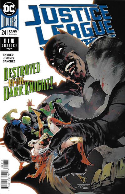 Cover for Justice League (DC, 2018 series) #24 [Jorge Jimenez Cover]
