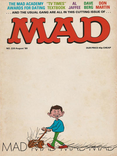 Cover for Mad (Thorpe & Porter, 1959 series) #220