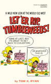 Cover for Let 'er Rip, Tumbleweeds! (Gold Medal Books, 1969 series) #M3282