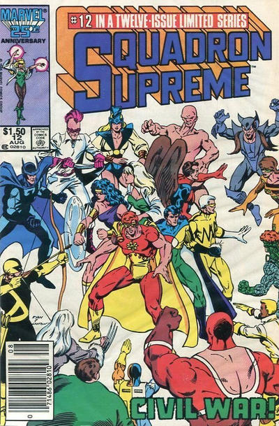 Cover for Squadron Supreme (Marvel, 1985 series) #12 [Canadian]