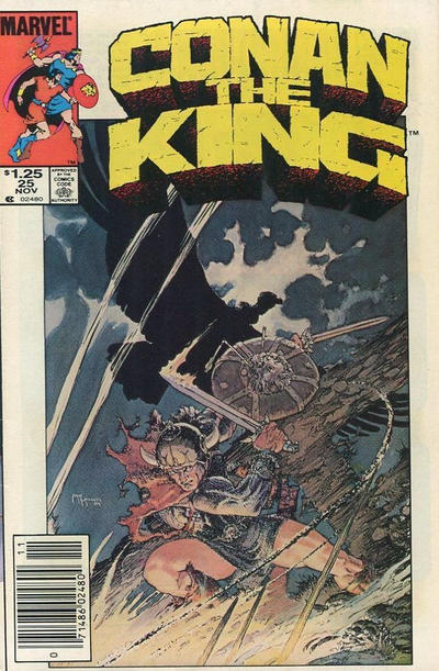 Cover for Conan the King (Marvel, 1984 series) #25 [Canadian]