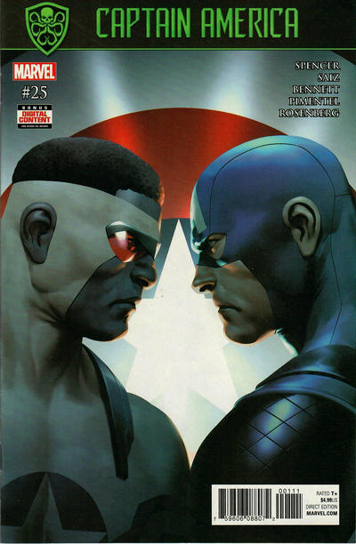Cover for Captain America (Marvel, 2017 series) #25