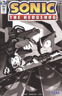 Cover Thumbnail for Sonic the Hedgehog (IDW, 2018 series) #17 [Cover RI - Nathalie Fourdraine]