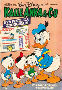 Cover Thumbnail for Kalle Anka & C:o (Hemmets Journal, 1957 series) #7/1986