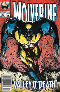 Cover for Wolverine (Marvel, 1988 series) #67 [Newsstand]