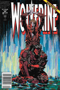 Cover Thumbnail for Wolverine (Marvel, 1988 series) #43 [Newsstand]