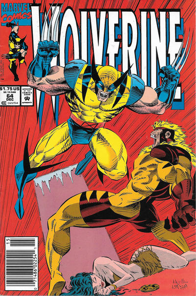 Cover for Wolverine (Marvel, 1988 series) #64 [Newsstand]