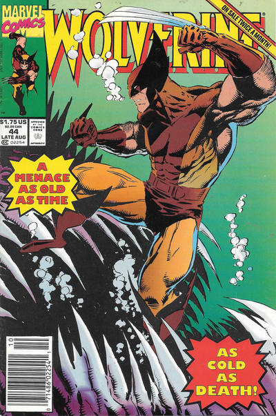 Cover for Wolverine (Marvel, 1988 series) #44 [Newsstand]