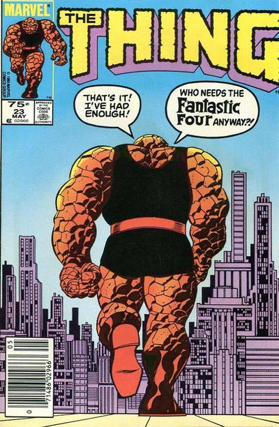 Cover for The Thing (Marvel, 1983 series) #23 [Canadian]