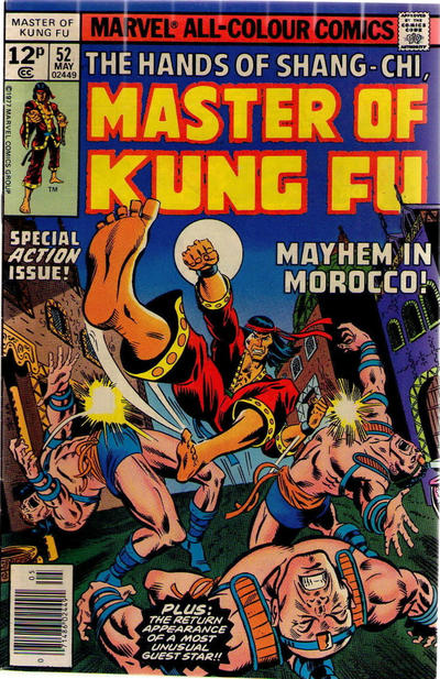 Cover for Master of Kung Fu (Marvel, 1974 series) #52 [British]