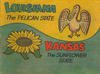 Cover for Louisiana the Pelican State & Kansas the Sunflower State (Vital Publications, 1954 ? series) 