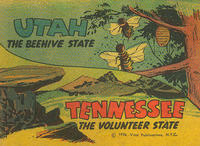Cover Thumbnail for Utah the Beehive State & Tennessee the Volunteer State (Vital Publications, 1954 ? series) 