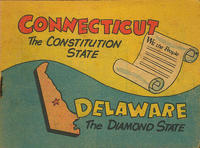 Cover Thumbnail for Connecticut the Constitution State & Delaware the Diamond State (Vital Publications, 1954 series) 