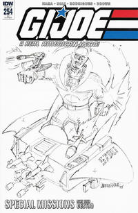 Cover Thumbnail for G.I. Joe: A Real American Hero (IDW, 2010 series) #254 [Cover RI - Larry Hama Sketch]