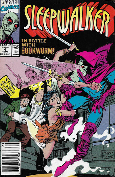 Cover for Sleepwalker (Marvel, 1991 series) #4 [Newsstand]