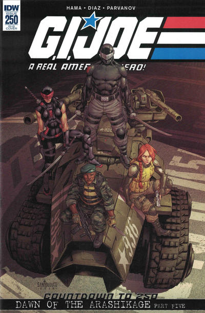 Cover for G.I. Joe: A Real American Hero (IDW, 2010 series) #250 [Cover RI-B - Mateus Santolouco]