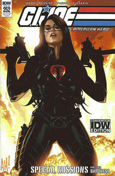 Cover for G.I. Joe: A Real American Hero (IDW, 2010 series) #252 [Cover RE - Convention Exclusive - Adam Hughes]