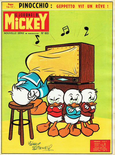 Cover for Le Journal de Mickey (Hachette, 1952 series) #603