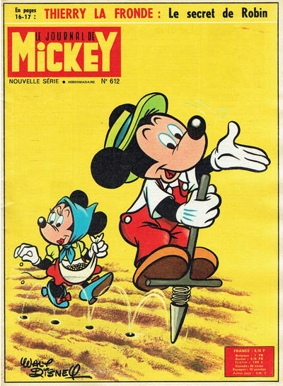 Cover for Le Journal de Mickey (Hachette, 1952 series) #612