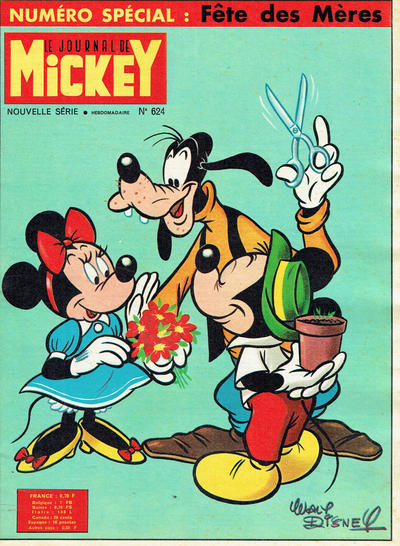 Cover for Le Journal de Mickey (Hachette, 1952 series) #624
