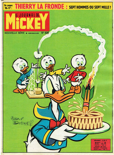Cover for Le Journal de Mickey (Hachette, 1952 series) #626