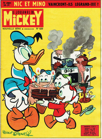 Cover for Le Journal de Mickey (Hachette, 1952 series) #639