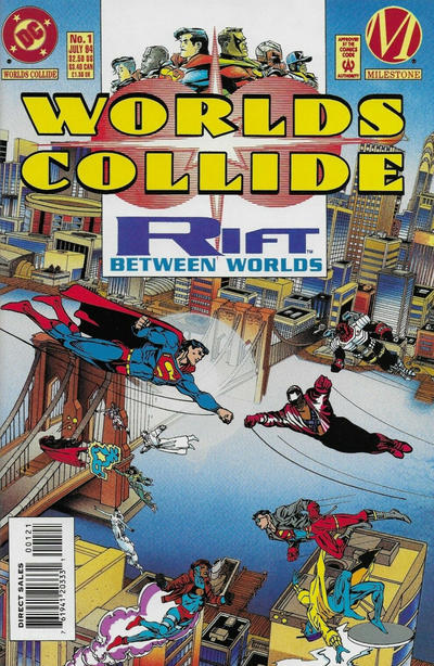 Cover for Worlds Collide (DC, 1994 series) #1 [Direct Sales]