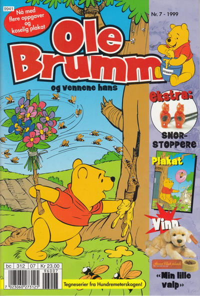 Cover for Ole Brumm (Hjemmet / Egmont, 1981 series) #7/1999