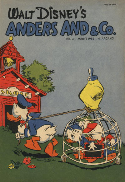 Cover for Anders And & Co. (Egmont, 1949 series) #3/1952