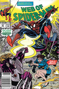 Cover Thumbnail for Web of Spider-Man (Marvel, 1985 series) #91 [Newsstand]
